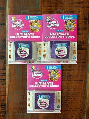 Zuru 5 Surprise Mini Brands Ultimate Collector's Guide bundle of 3 #stockup